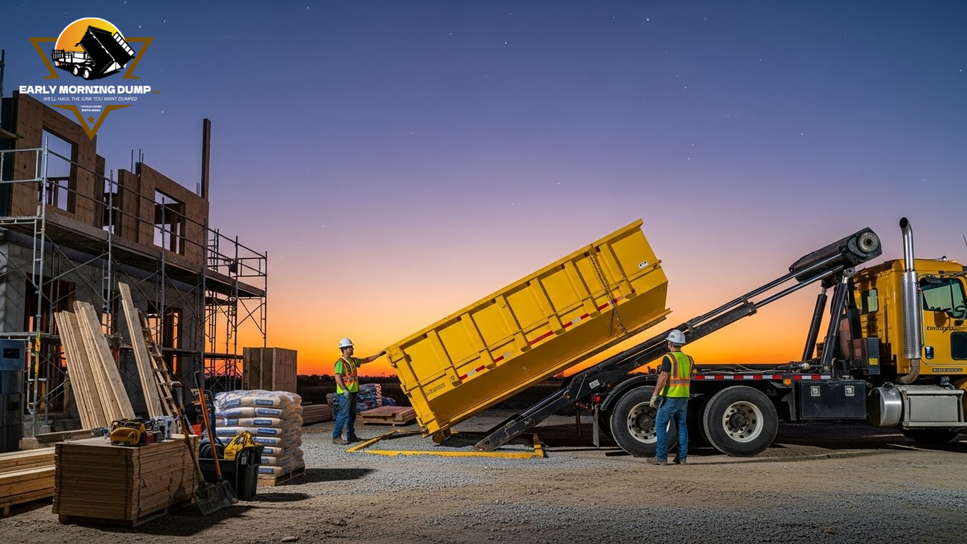 Same day dumpster rental service
