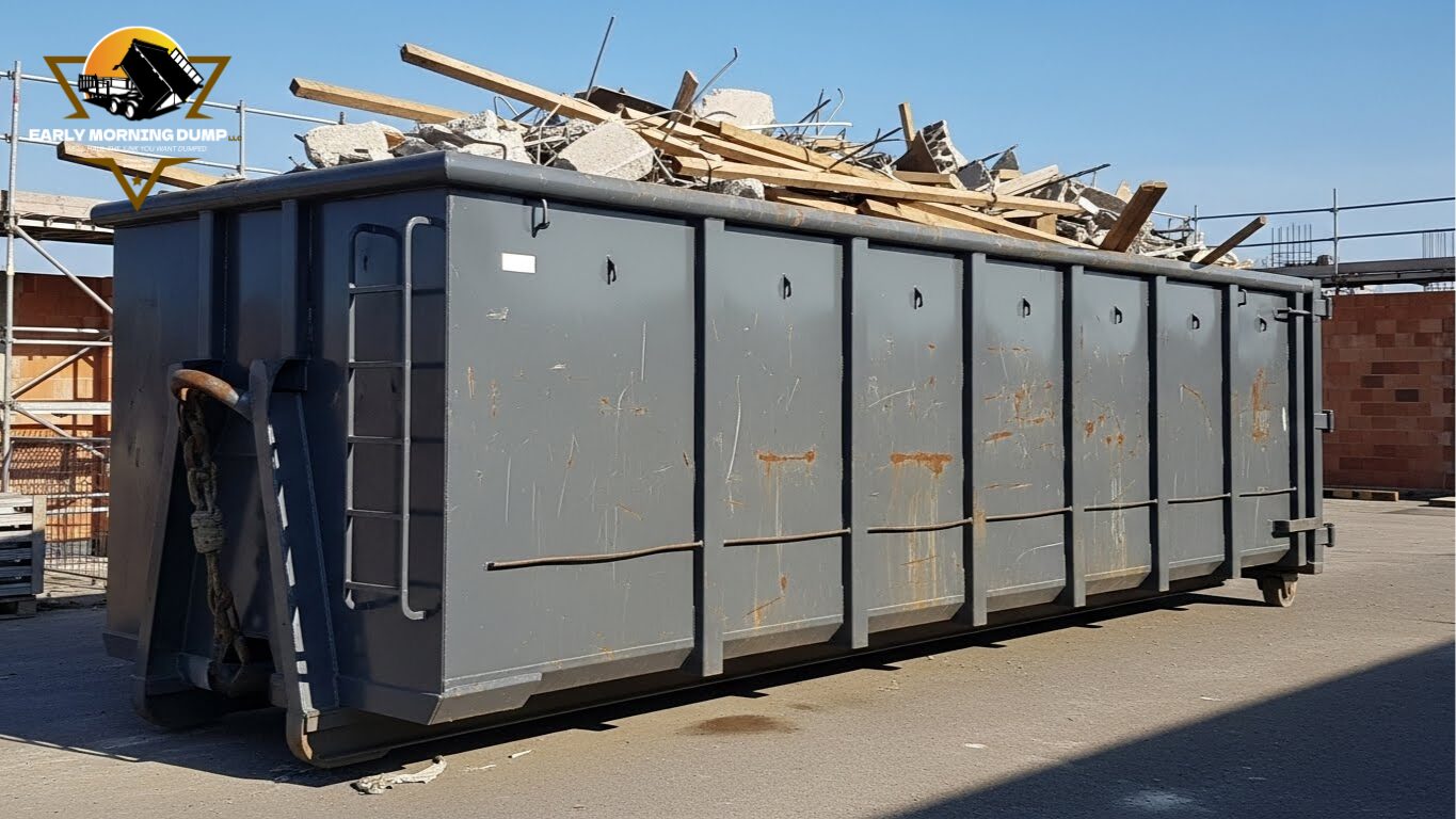Roll-off dumpster for residential and construction waste removal