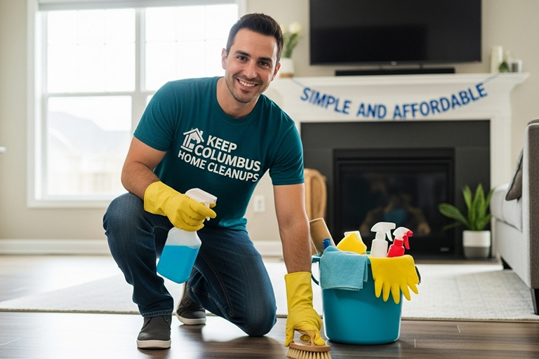 Roll off dumpster on driveway