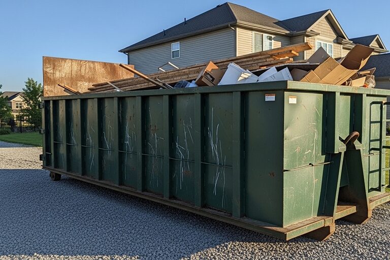 10 yard dumpster rental in Beech Grove for medium sized renovation and cleanup projects