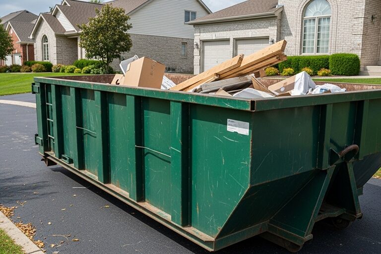 Residential dumpster rental in Beech Grove for home cleanouts and remodeling waste