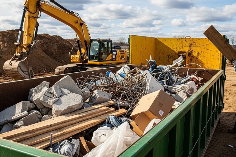 Versatile 8 yard dumpster rental in Plainfield for light waste and commercial use